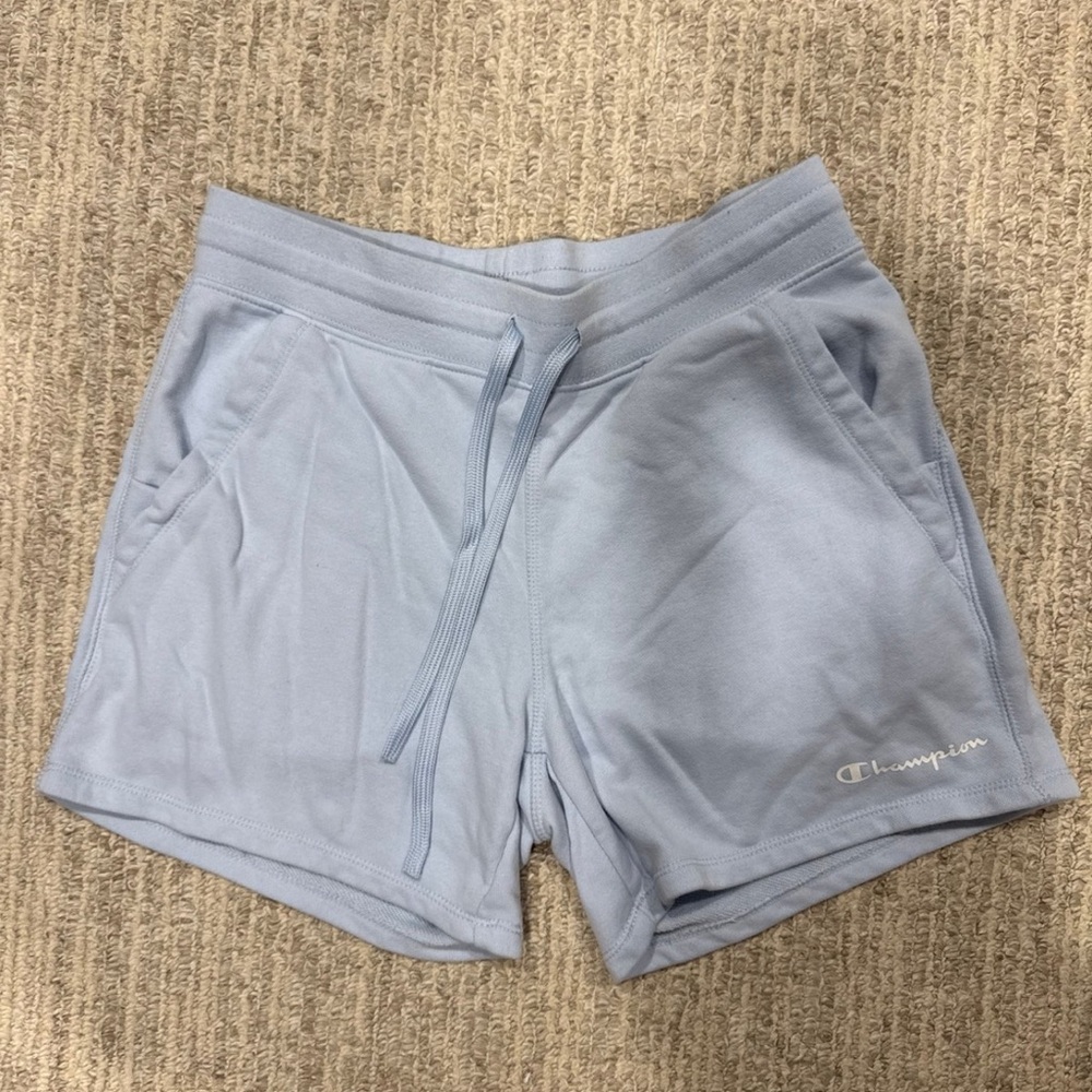 Champion Women's Light Blue Athletic Shorts